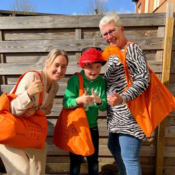 Tas met borduurwerk HUIS - Afbeelding 5
